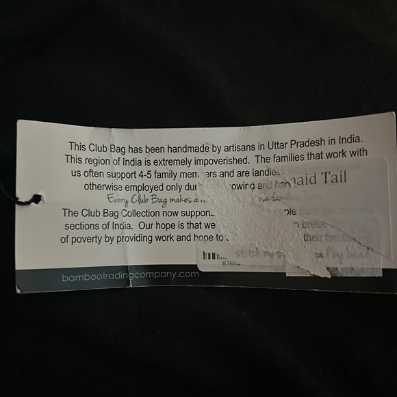 BAMBOO Trading company mermaid tail
club bag - Picture 8 of 8